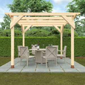 10x10 Garden Pergola | 44mm