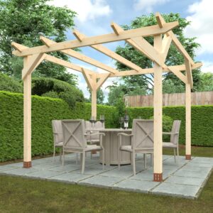 10x10 Garden Pergola | 44mm
