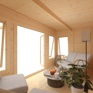 Hatfield 44mm Log Cabin (14x8)