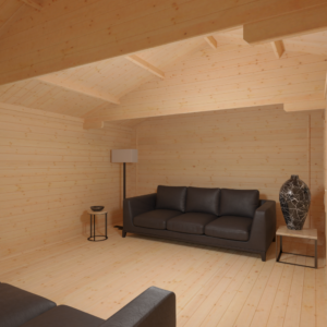 18x14 Adlington (inc. Veranda) Log Cabin | 44mm