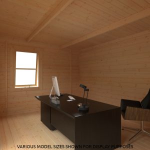 14x12 Belton Log Cabin | 44mm