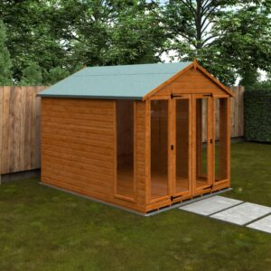 10x8w Full Pane Summerhouse (inc Side Windows)