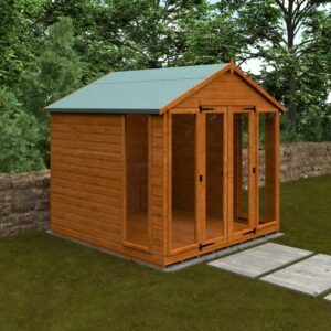 8x8 Full Pane Summerhouse (inc Side Windows)