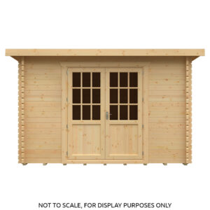 12x10 Kingsley Log Cabin | 28mm