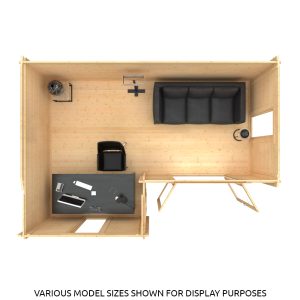 The L-Shaped Log Cabin | 44mm Log Cabin