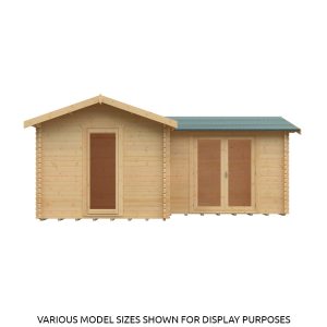 The L-Shaped Log Cabin | 44mm Log Cabin