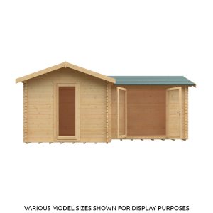The L-Shaped Log Cabin | 44mm Log Cabin