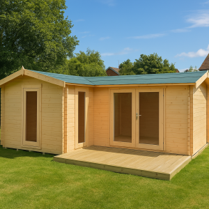 The L-Shaped Log Cabin | 44mm Log Cabin