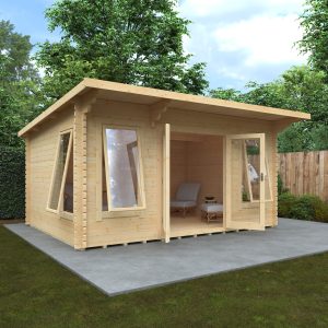 The Beausale Pent Log Cabin | 44mm