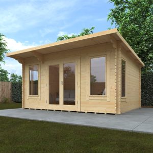 The Beausale Pent Log Cabin | 44mm