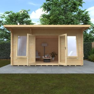 The Beausale Pent Log Cabin | 44mm