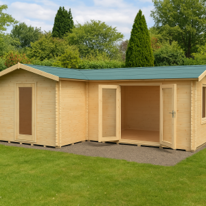The L-Shaped Log Cabin | 44mm Log Cabin