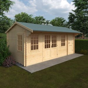 Dalton Store 20×10 44mm log cabin