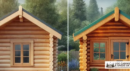 44mm vs 28mm Log Cabins