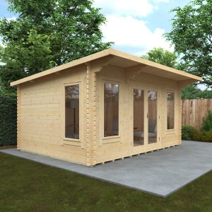 The Beausale Pent Log Cabin | 44mm