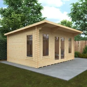 The Beausale Pent Log Cabin 44mm log cabin